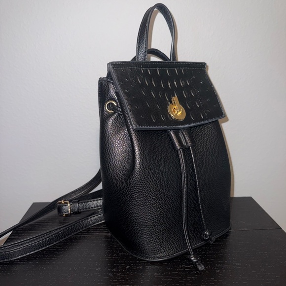 Black Mini Backpack - Picture 1 of 7